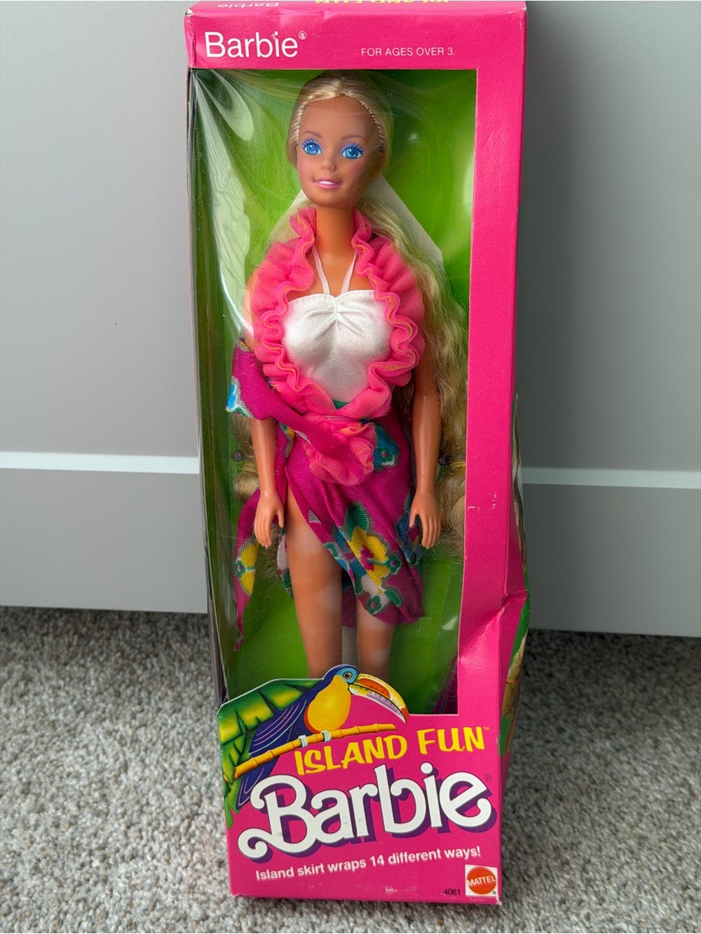 Brand New Vintage 1987 Island Fun Barbie Doll Mattel Hawaii NIB